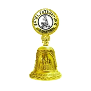 Колоколочик вставка 039 СПб Медный всадник золото