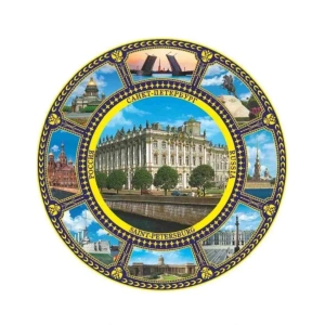 Тарелка фарфор Д10 к8 СПб Эрмитаж