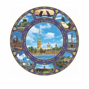 Тарелка фарфор Д20 к8 СПб Петропавловка