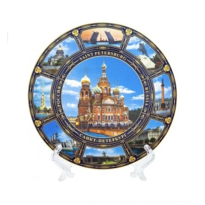Тарелка фарфор Д20 к8 СПб Спас