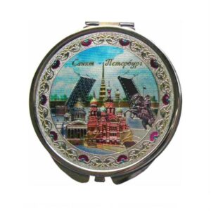 Зеркало фольга СПб Исаакий Спас Медный Мосты коллаж