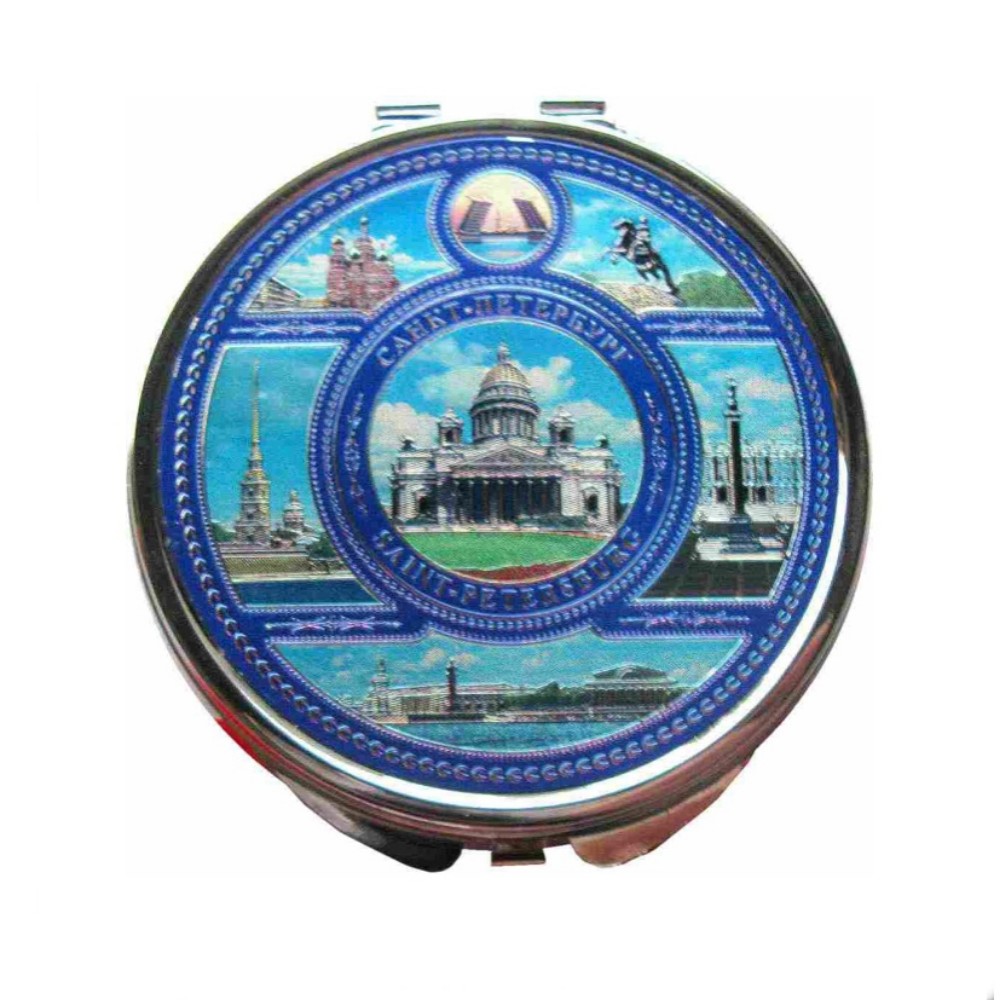 Зеркало фольга СПб Исаакий коллаж