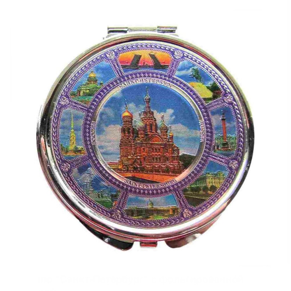 Зеркало фольга СПб коллаж Спас