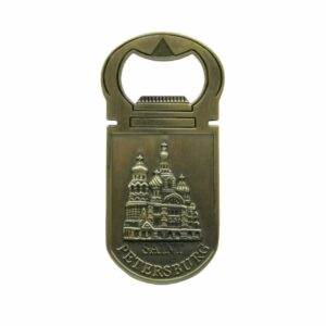 Открывалка-магнит Санкт-Петербург Спас бронза