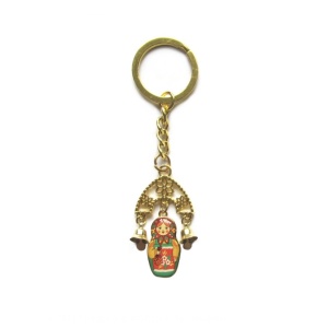 Брелок Матрешка с колокольчиками