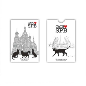 Карты игральные СПб Коты