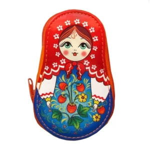 Набор маникюрный Матрешка Классика синяя с клубничками