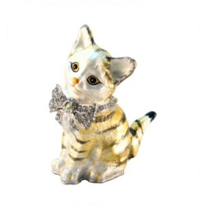 Шкатулка Кот с бабочкой