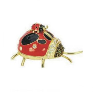 Шкатулка ажурная Божья коровка