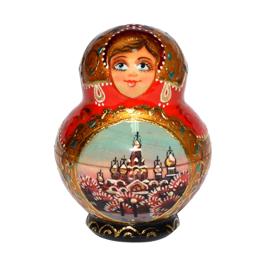 Матрешка деревянная пузико СПб 3 места
