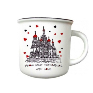 Kruzhka farfor matovaya pryamaya From SPb with love Spas e1613298601375
