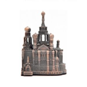 Фигурка металлическая Спас на крови медь