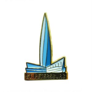 Значок фигурный СПб Лахта Центр