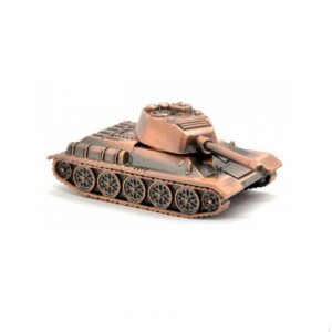 Фигурка Танк Т-34 6см медь
