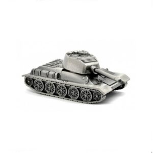 Фигурка Танк Т-34 6см античное олово
