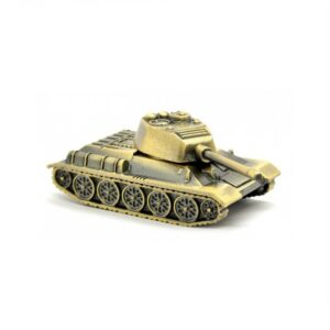 Фигурка Танк Т-34 6см бронза