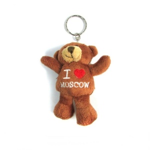 Брелок мягкая игрушка Мишка I LOVE MOSCOW