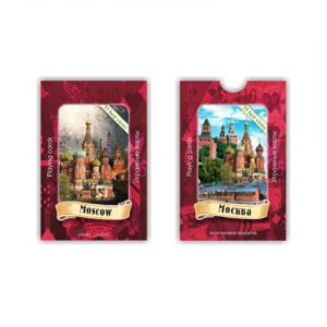 Карты игральные Москва красные