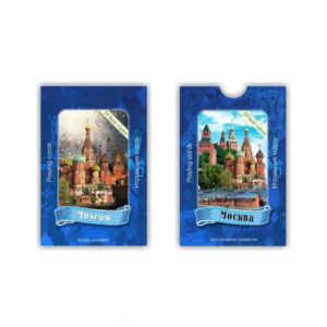 Карты игральные Москва синие