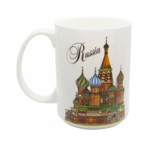Кружка фарфор Москва ХВБ Спасская башня