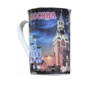 Кружка фарфор Москва Ночной ХВБ