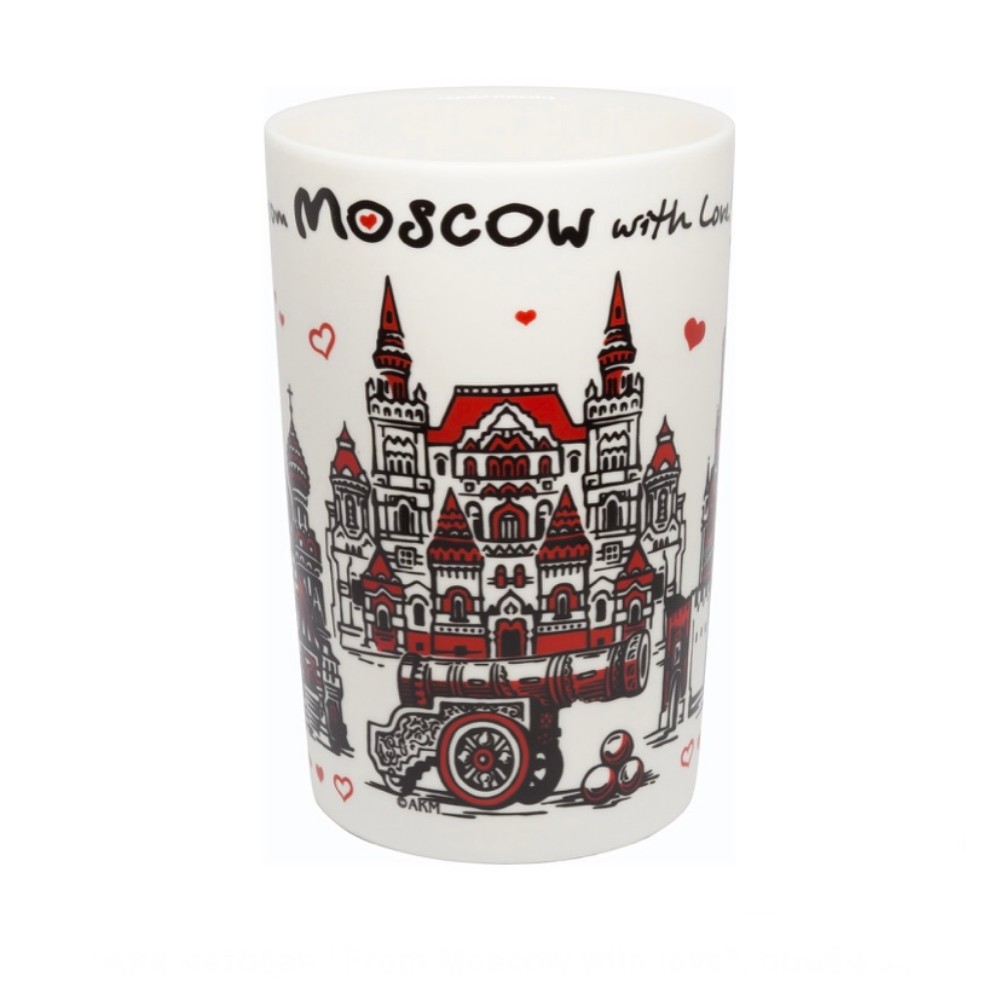 Кружка фарфор матовая From Moscow with love