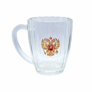 Кружка пивная Герб России