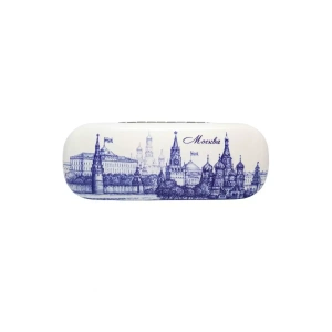Чехол для очков Москва гжель