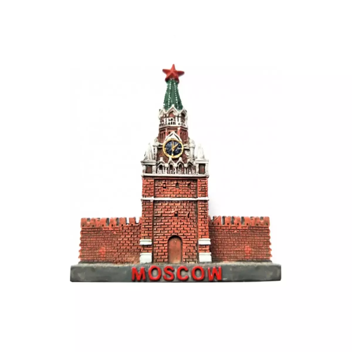 Фигурка полистоун Москва Спасская башня 90мм