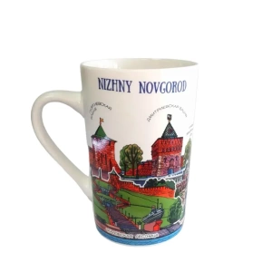 Кружка фарфор матовая Нижний Новгород Пиктограмма