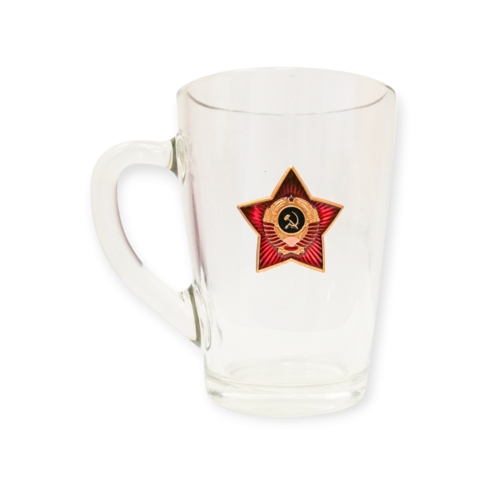 Кружка стекло Звезда МВД