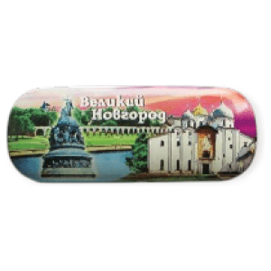 Чехол для очков Великий Новгород Коллаж аква
