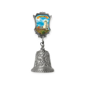 Магнит-колокольчик фольга Выборг античное олово